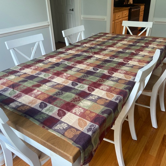 Plaid Fall Table Linens Set - Picture 2 of 6